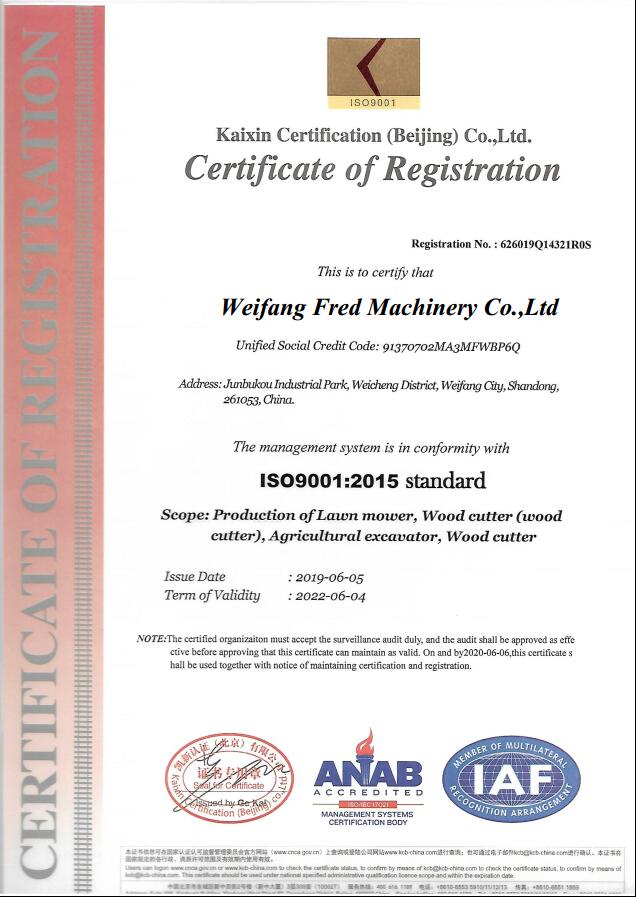 Système de contrôle qualité ISO9001